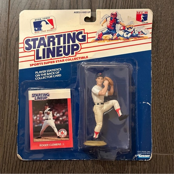 MLB Starting Lineup Lot - 1988 Roger Clemens - 1992 George Bell and Frank Thomas - Picture 2 of 7